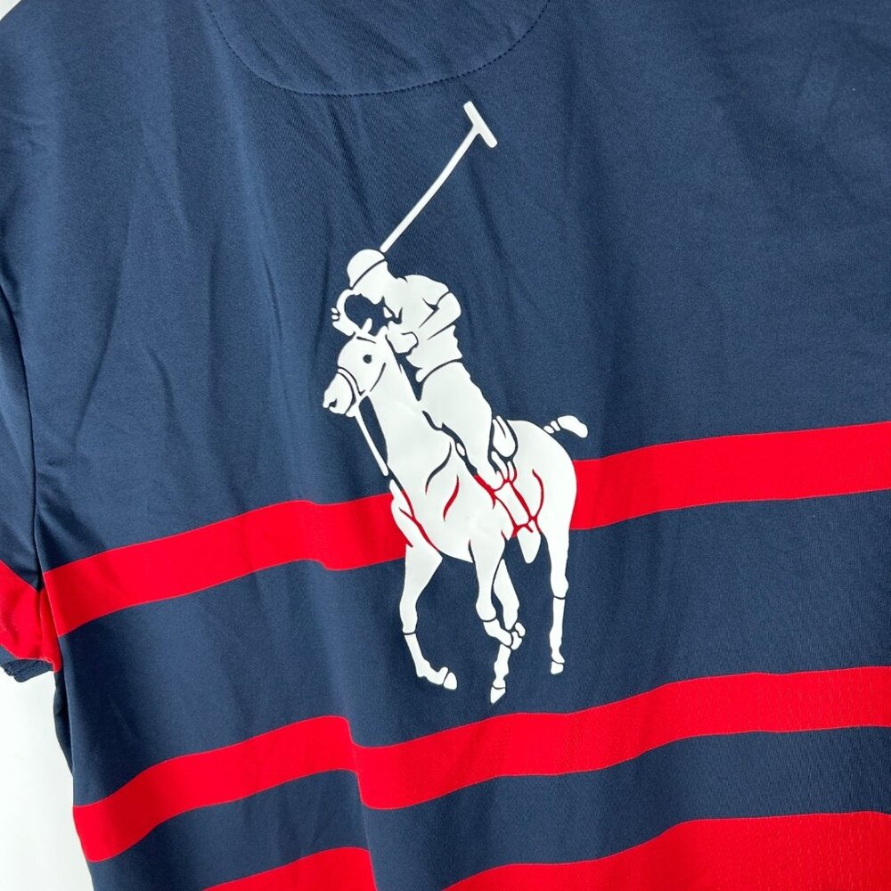 RYDER CUP 2025 POLO SHIRT RALPH LAUREN GOLF GIFT BETHPAGE Blue WOMENS LARGE EUC - Picture 8 of 12